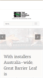 Mobile Screenshot of greatbarrierleaf.com.au